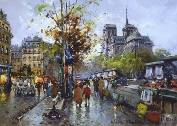 AB notre dame 2 Paris Oil Paintings